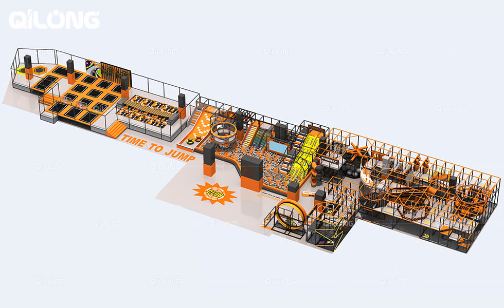 Qilong Amusement** 1000㎡ Indoor Playground in Jinhua City, Zhejiang