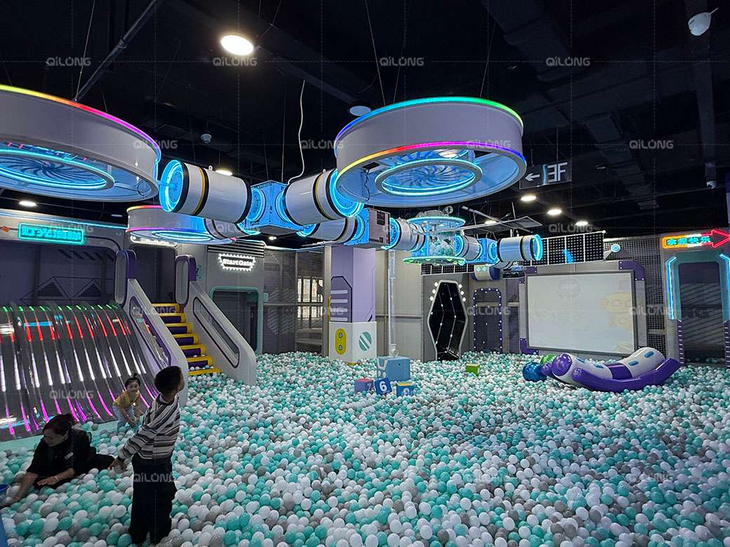indoor playground with ball pool