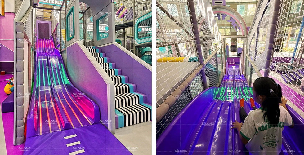 Customized Kids Indoor Playground Slides Equipment Supplier