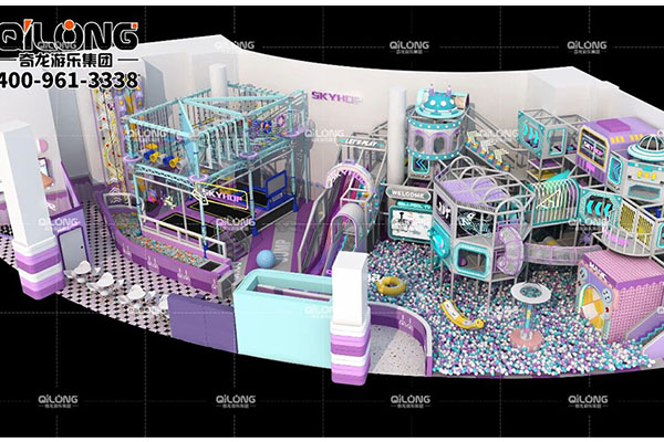 Qilong Amusement** 400 ㎡ Indoor Playground Project in Singapore