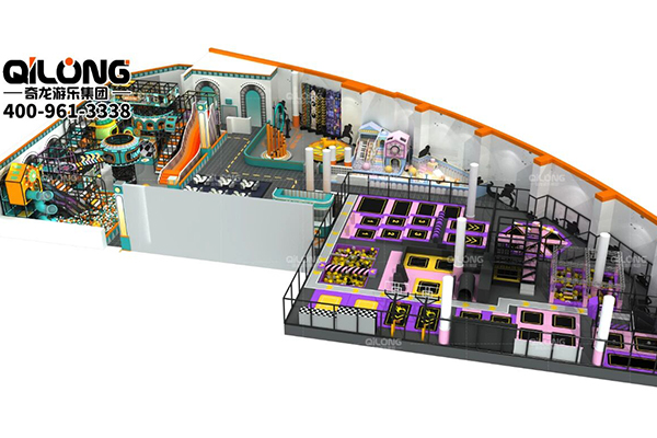 Qilong Amusement** 2100㎡ Children’s Park in Morocco