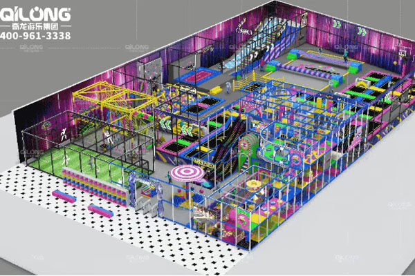 3,000㎡ Asturias, Spain Trampoline Park & Indoor Playground Successfully Completed